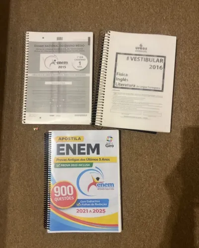 kit 3 apostilas enem e ufrgs