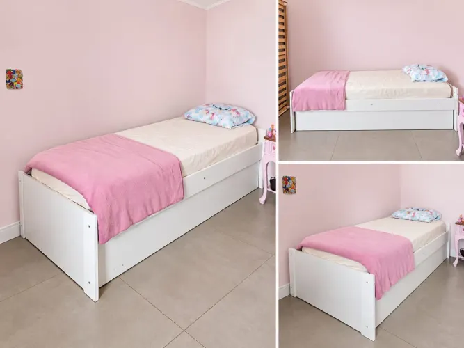 Cama com bicama