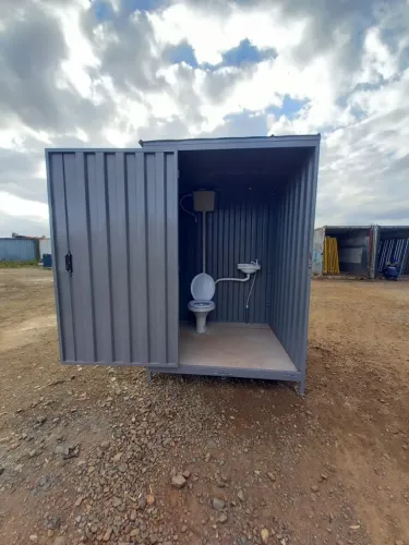 Container Banheiro 100% GALVANIZADO desmontável 