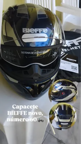 Capacete de moto bieffe