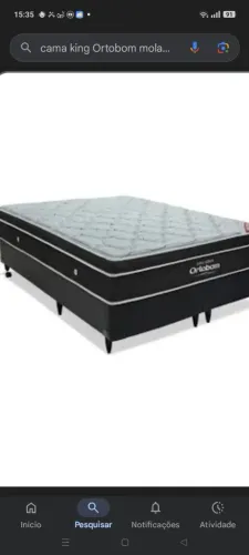 Cama semi nova 