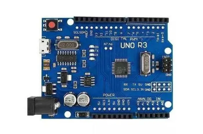 Arduíno Uno R3 Mega328p Ch340g Automção - Robotica - Esp COD-A7