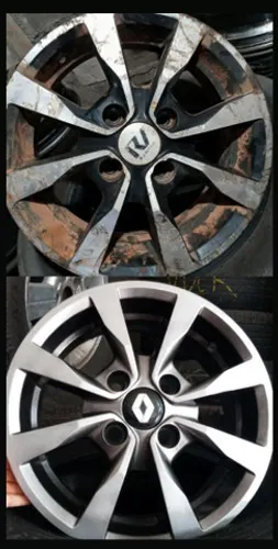 Reforma e pintura de aros liga leve r13/14/15/16/17