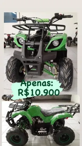 Quadriciclo 125cc 0km em 12x no cartão 