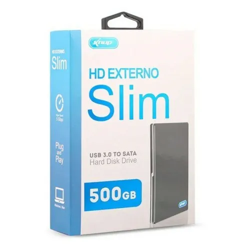 Hd externo 500gb usb 3,0 2,5" metal kp-hd017