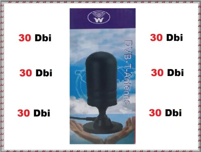 Antena digital 30 Dvi - Alta potência e Fm 