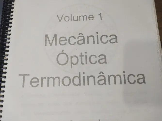 Livro de Física Renato Brito Curso Anual Vol.1 Usado