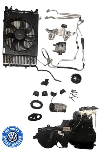 Kit ar condicionado completo linha Volkswagen Gol/Voyage/Saveiro G5/G8 Fox G1/G3