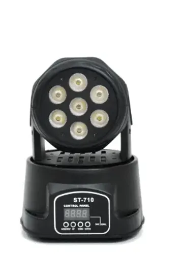 Mini Moving Head Wash 7 leds rgbw