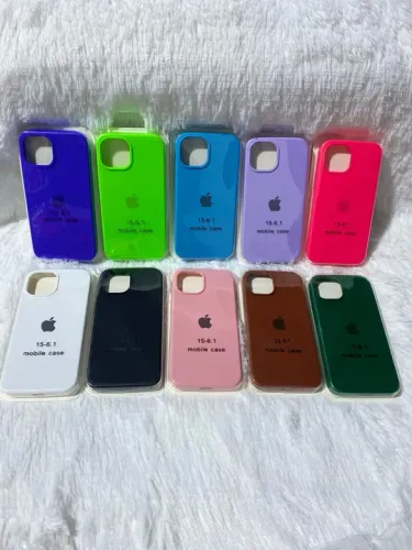 Capas para Celular iPhone 15, câmera aberta - Diversas Cores