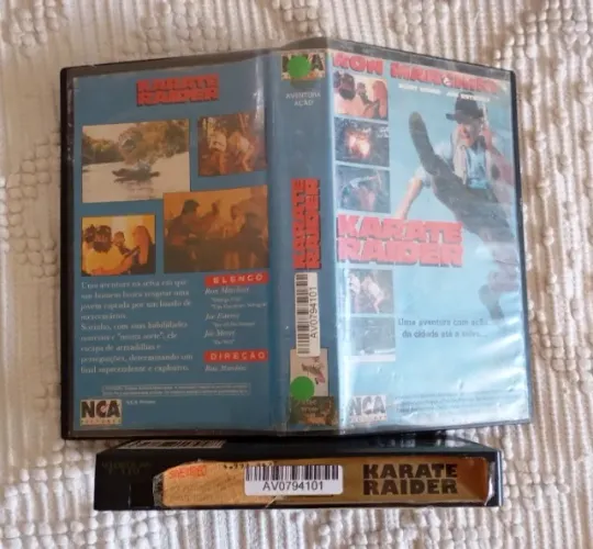 VHS Legendado Karate Raider - Ron Marchini