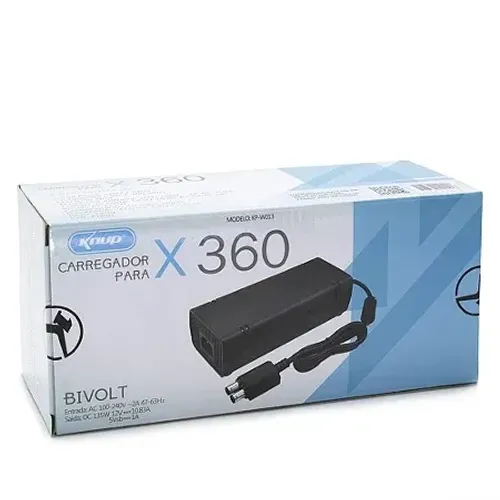 Fonte pra Xbox 360 dois pinos nova! Entregamos