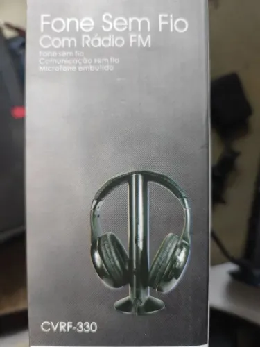 Fone sem fio com rádio fm powerpack cvrf 330 troco 