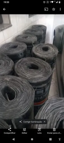 Rolos de Manta Asfáltica Poliéster e outras para todos tipos de vazamento.Super Oferta