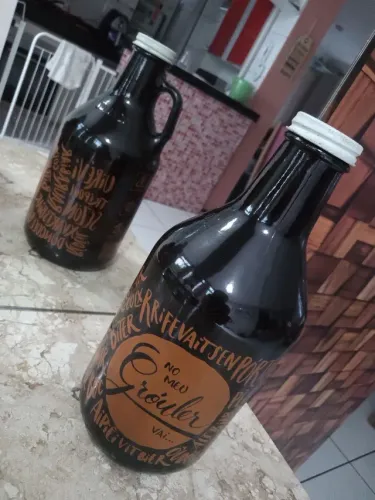 Growler 1L garrafão cerveja vidro