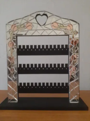 Porta Brincos em Mosaico de espelhos