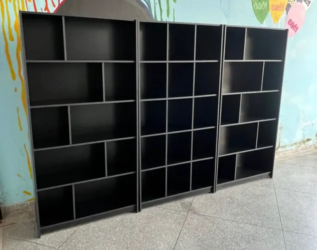 KIT COLMEIA + MEIA COLMEIA MDF PRETO