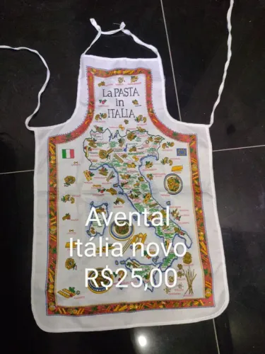 Avental Itália Novo/ Retirar no local