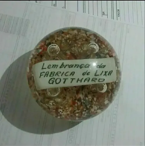Lembrança de Fábrica de Lixa Gotthard