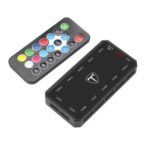 Controladora de Fan T-Dagger T-TGF414 com Controle ARGB 5V *Fan 6 Pinos - WZetta