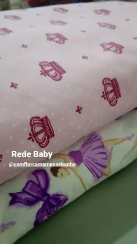 Rede Baby Tecido Liso Antialérgico -Entrega Grátis