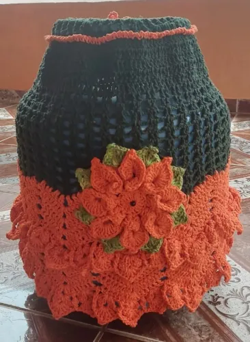 Capa de Botija em Crochê