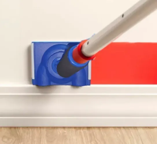 Rolo de pintura para cantos e rodapés, rolo pra recortes