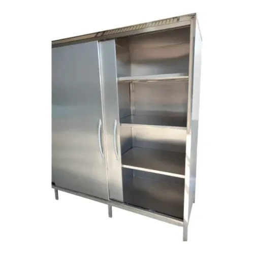 Armário Escaninho em Inox - Portas Corrediças