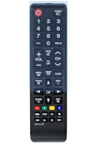 Controle remoto universal para todos os televisores Samsung, substituição para todos os te