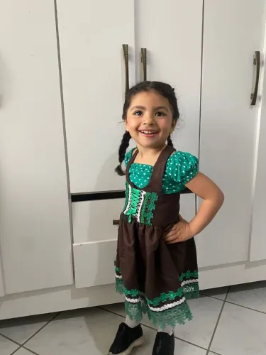 Traje Femenino Infantil Oktobrrfest 3/4 anos