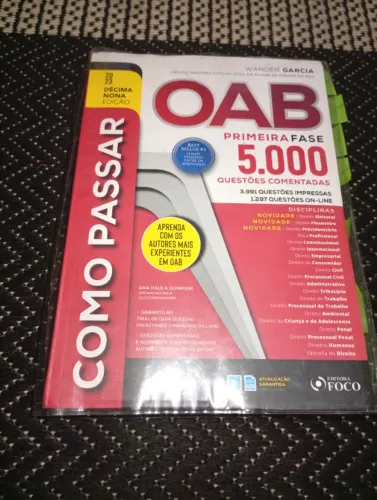 OAB 1a. Fase, 5.000 questões comentadas
