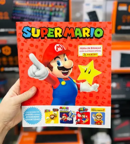 Álbum Figurinha Super Mario