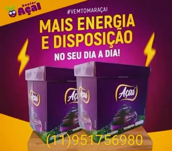 Açaí  caixa c/ 5 litros 