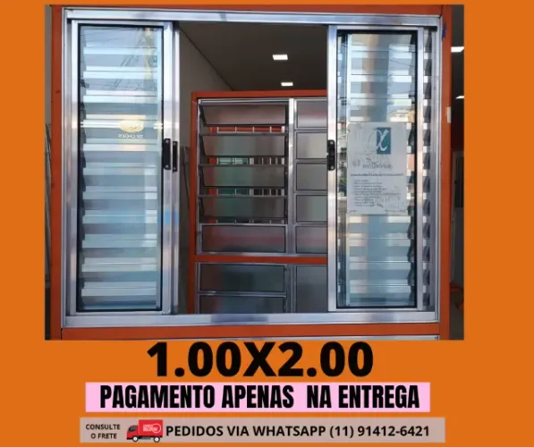 veneziana aluminio quarto 6 folhas mod.cod l63 pronta entrega