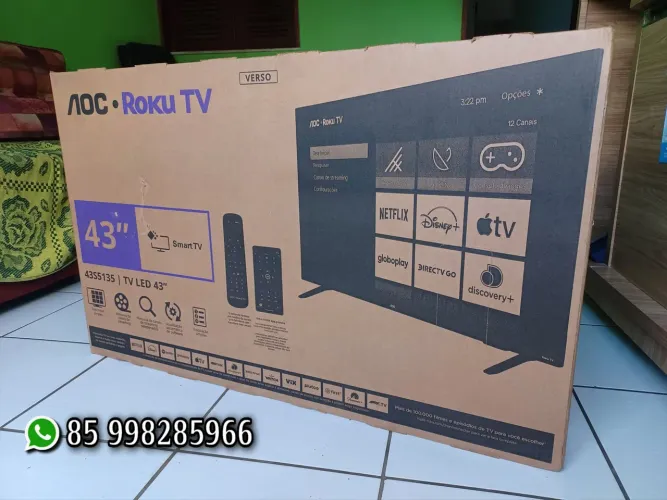 Smart TV AOC 43 polegadas nova lacrada 