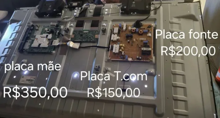 Peças para TV - Placa Mãe, Fonte e T-Com