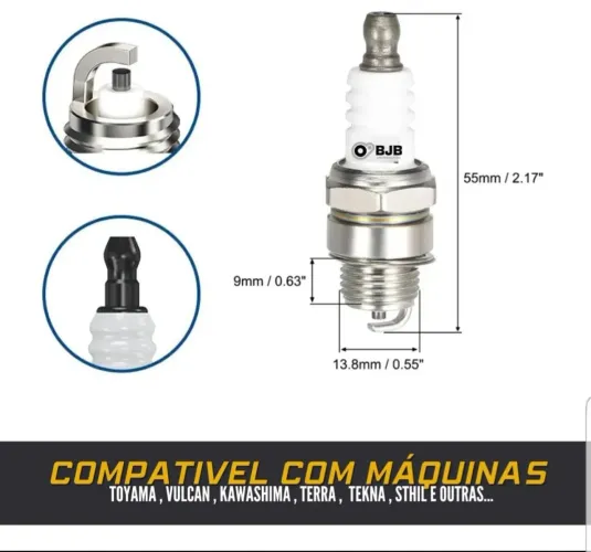 Vela para roçadeira