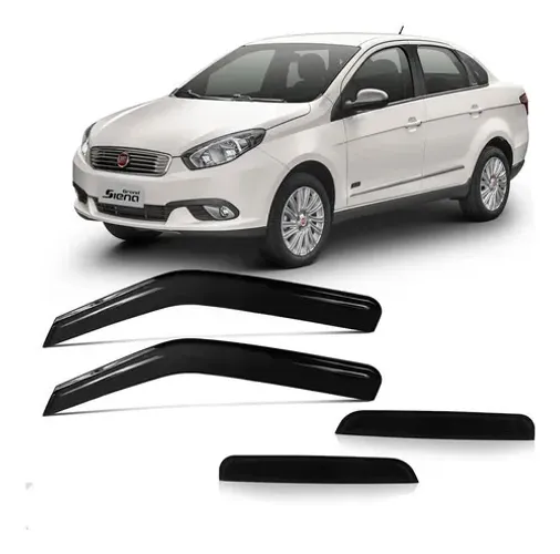 Calha De Chuva Defletor Fiat Grand Siena 2012 A 2021 4 P Jg