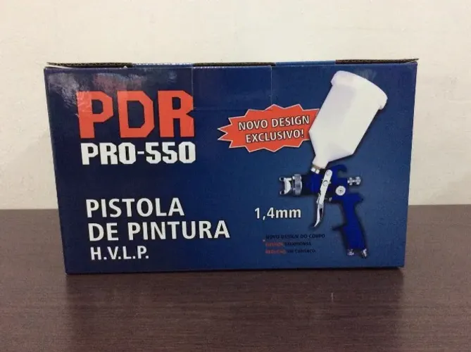 Pistola De Pintura De Gravidade 1. 4 Hvlp Pro-550
