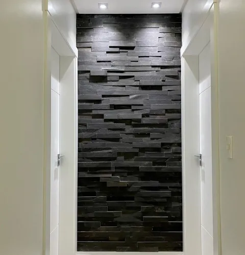 Revestimento de Pedra ferro preta