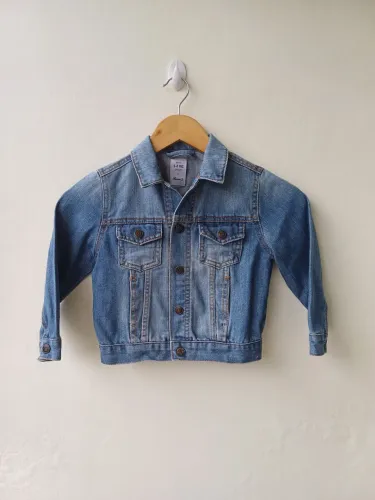 Jaqueta Jeans Infantil - 3 a 4 anos