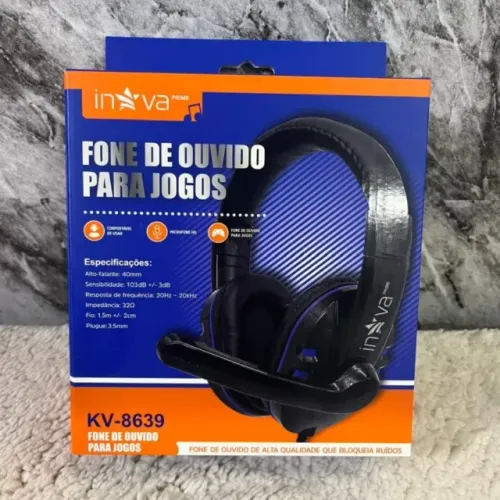 Fone Gamer Ps3 Ps4 Xbox Celular Inova KV-8639