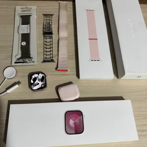 Apple Watch série 9 41mm Rosê