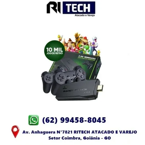 Console Portátil Video Game Stick Lite / 4K / Com 2 Controles