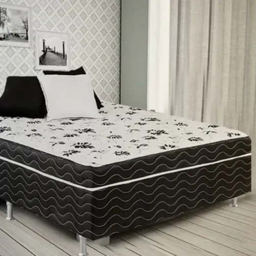 Cama Box Casal com pés _ A Melhor de Salvador