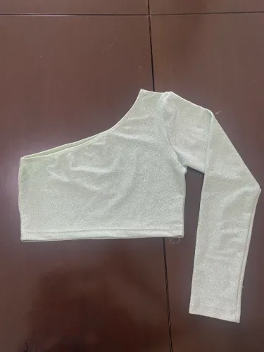 Cropped Verde com Brilhos
