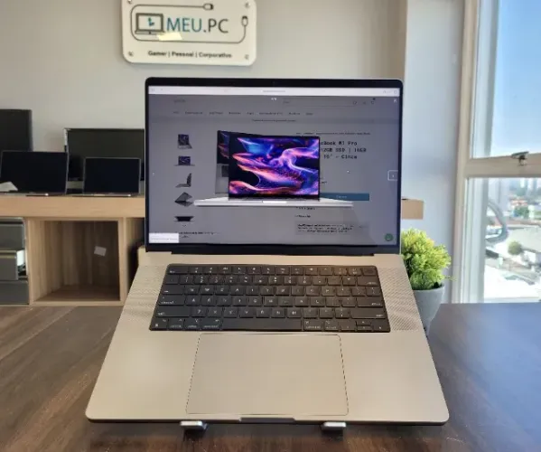 Apple MacBook M1 Pro 2021 | 512GB SSD | 16GB LPDDR5 | 16" - Cinza Espacial