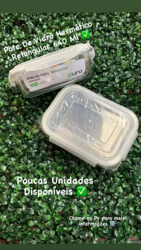 Pote de Vidro 640 ML 