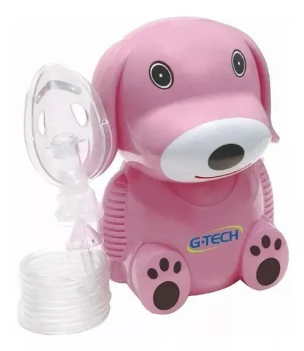 Inalador e Nebulizador G-Tech NebDog - Azul ou Rosa
