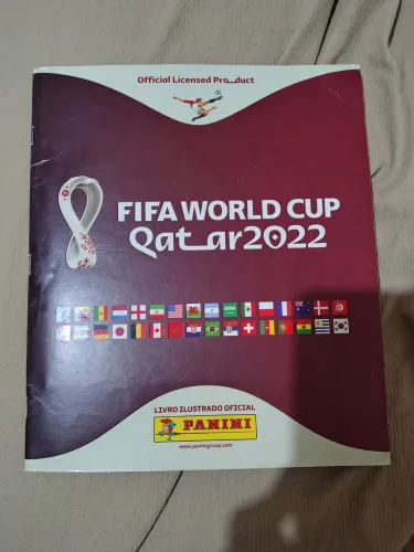 Álbum capa mole copa do mundo de 2022 completo 